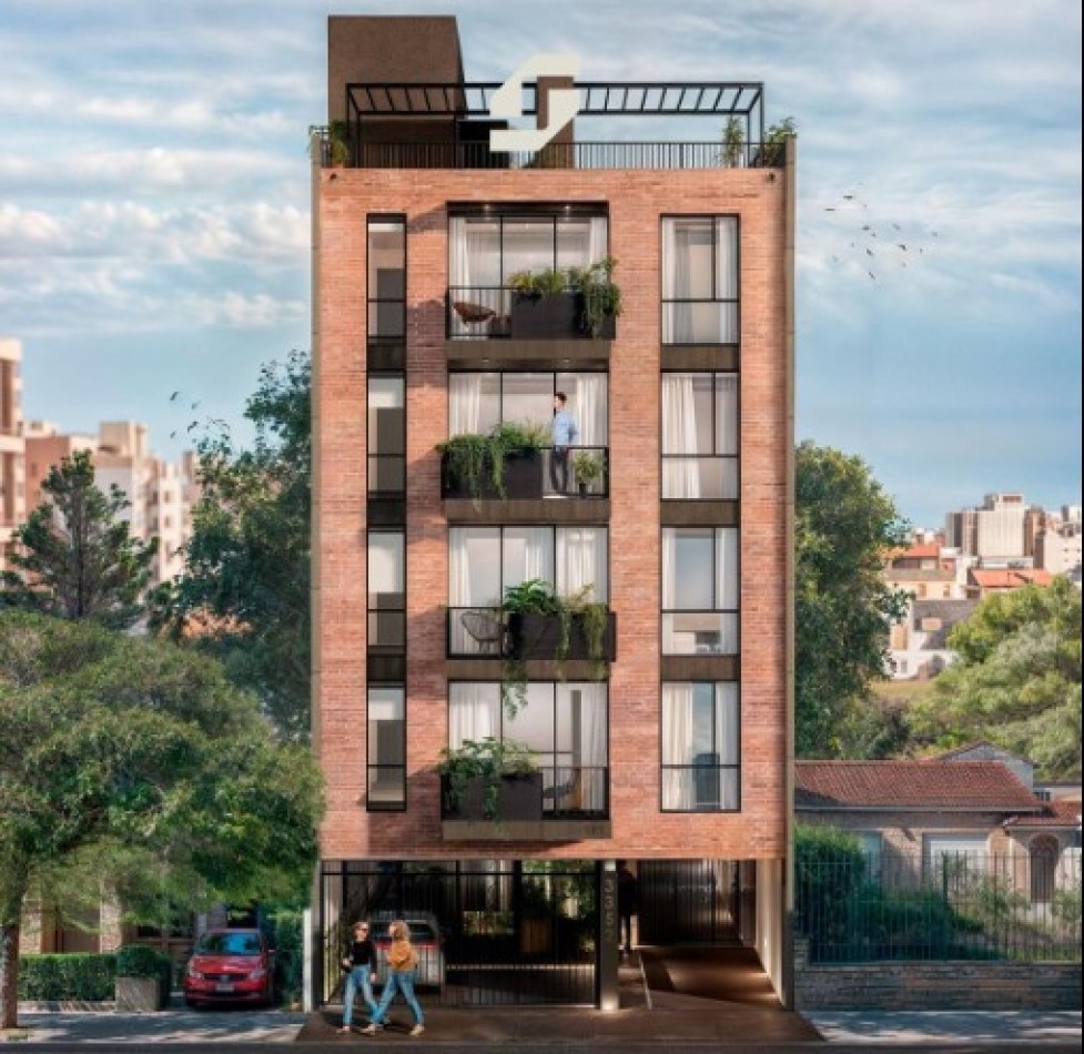 Departamento de dos ambientes y medio con balcon.