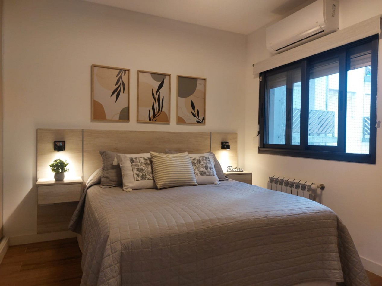 Departamento temporario dos ambientes La Perla con balcon al frente